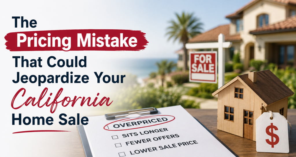 The Pricing Mistake That Could Jeopardize Your California Home Sale