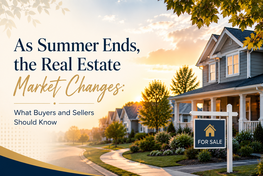 As Summer Ends, the Real Estate Market Changes: What Buyers and Sellers Should Know